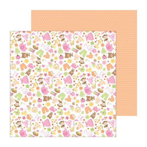 Doodlebug Design - Sugar and Spice Collection - 12 x 12 Double Sided Paper - Sugar and Spice