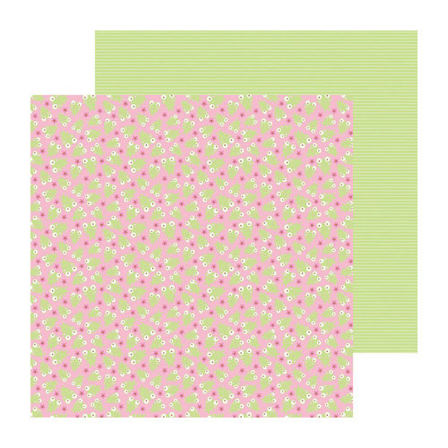 Doodlebug Design - Sugar and Spice Collection - 12 x 12 Double Sided Paper - Leapfrogs