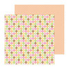 Doodlebug Design - Sugar and Spice Collection - 12 x 12 Double Sided Paper - Baby Bunting