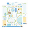 Doodlebug Design - Snips and Snails Collection - Cute Cuts - 12 x 12 Cardstock Die Cuts