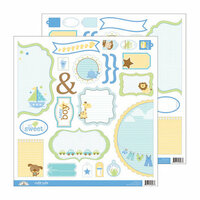 Doodlebug Design - Snips and Snails Collection - Cute Cuts - 12 x 12 Cardstock Die Cuts