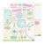 Doodlebug Design - Hello Spring Collection - Cute Cuts - 12 x 12 Cardstock Die Cuts