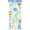 Doodlebug Design - Snips and Snails Collection - Cardstock Stickers - Icons