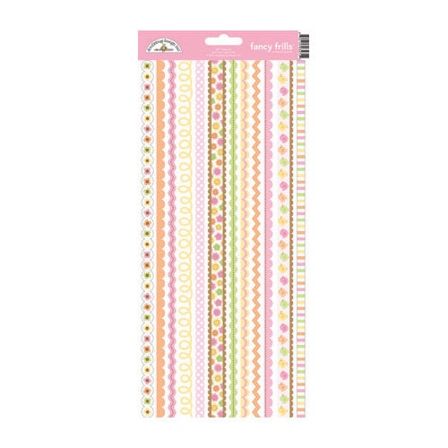 Doodlebug Design - Sugar and Spice Collection - Sugar Coated Cardstock Stickers - Fancy Frills