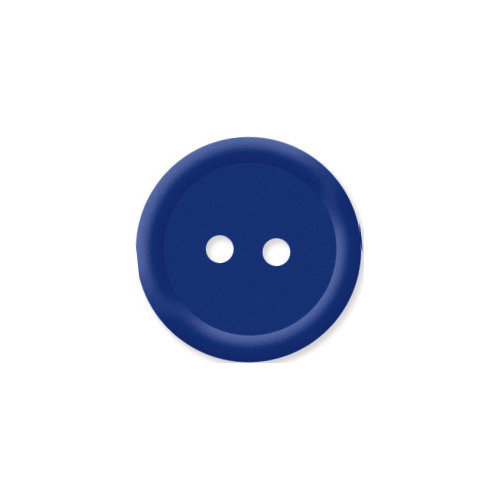 Doodlebug Design - Oodles - Buttons - Round - 19 mm - Blue Berry