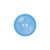 Doodlebug Design - Oodles - Buttons - Round Star - 19 mm - Blue Bell