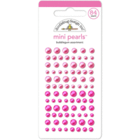 Doodlebug Design - Adhesive Pearls - Mini - Bubblegum