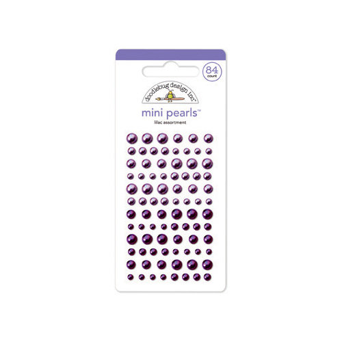 Doodlebug Design - Adhesive Pearls - Mini - Lilac