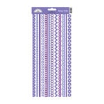 Doodlebug Design - Cardstock Stickers - Fancy Frills - Lilac