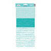 Doodlebug Design - Alphabet Cardstock Stickers - Teensy Type - Swimming Pool