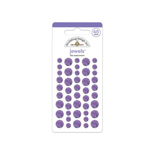 Doodlebug Design - Jewels Adhesive Rhinestones - Lilac