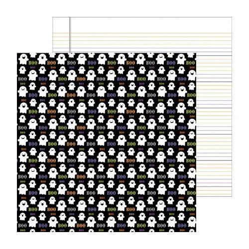 Doodlebug Design - Haunted Manor Collection - Halloween - 12 x 12 Double Sided Paper - Ghost Town