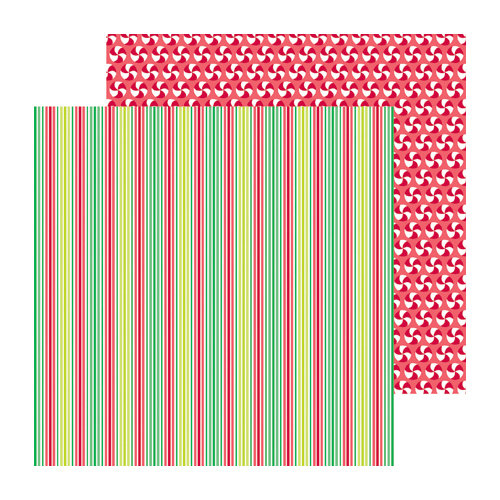 Doodlebug Design - North Pole Collection - Christmas - 12 x 12 Double Sided Paper - Holiday Lane