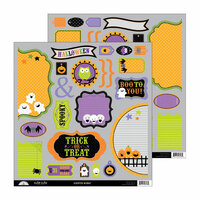 Doodlebug Design - Haunted Manor Collection - Halloween - Cute Cuts - 12 x 12 Cardstock Die Cuts