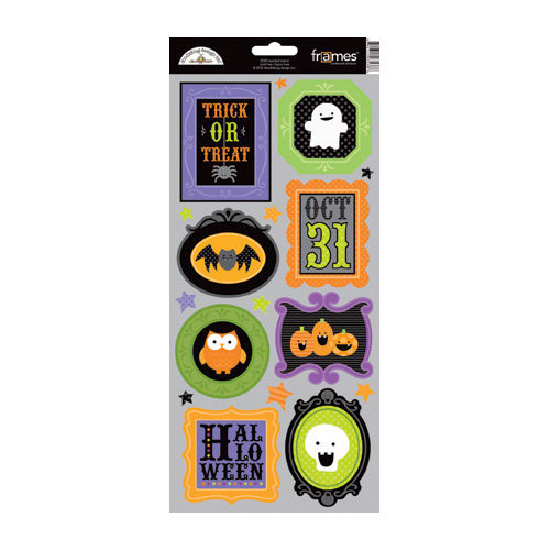 Doodlebug Design - Haunted Manor Collection - Halloween - Cardstock Stickers - Frames