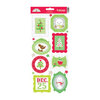 Doodlebug Design - North Pole Collection - Christmas - Cardstock Stickers - Frames