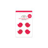 Doodlebug Design - North Pole Collection - Christmas - Doodle-Pops - 3 Dimensional Cardstock Stickers - Mini - Festive Flock
