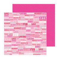 Doodlebug Design - Lovebirds Collection - 12 x 12 Double Sided paper - All My Love