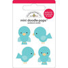 Doodlebug Design - Easter Express Collection - Doodle-Pops - 3 Dimensional Cardstock Stickers - Bluejays Mini