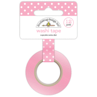 Doodlebug Design - Washi Tape - Cupcake Swiss Dot