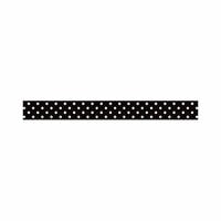 Doodlebug Design - Washi Tape - Beetle Black Swiss Dot