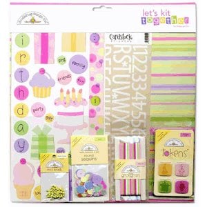 Doodlebug Design Let's Kit Together - Birthday Girl