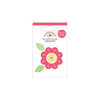 Doodlebug Design - Flower Box Collection - Doodle-Pops - 3 Dimensional Cardstock Stickers - Mini - Petunia