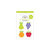 Doodlebug Design - Fruit Stand Collection - Doodle-Pops - 3 Dimensional Cardstock Stickers - Mini - Fruit Cocktail