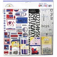 Doodlebug Design Let's Kit Together - Boys Will Be Boys