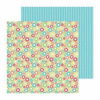 Doodlebug Design - Flower Box Collection - 12 x 12 Double Sided Paper - Flower Garden