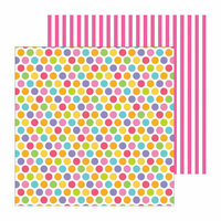 Doodlebug Design - Fruit Stand Collection - 12 x 12 Double Sided Paper - Fruity Dots
