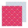 Doodlebug Design - Stars and Stripes Collection - 12 x 12 Double Sided Paper - Bandana