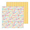 Doodlebug Design - Take Note Collection - 12 x 12 Double Sided Paper - Count On It