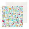 Doodlebug Design - Take Note Collection - 12 x 12 Double Sided Paper - Totally