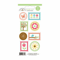 Doodlebug Design - Flower Box Collection - Cardstock Stickers - Seals