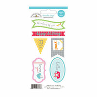Doodlebug Design - Take Note Collection - Cardstock Stickers - Tags