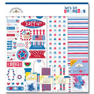 Doodlebug Designs - Let's Kit Together - Uncle Sam, CLEARANCE