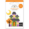 Doodlebug Design - Halloween Parade Collection - Doodle-Pops - 3 Dimensional Stickers - Haunted House