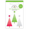 Doodlebug Design - Home for the Holidays - Christmas - Doodle-Pops - 3 Dimensional Cardstock Stickers - Mini - Tree-O