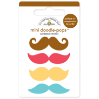 Doodlebug Design - Day to Day Collection - Doodle-Pops - 3 Dimensional Stickers - Mini - Mo stanches