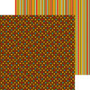 Doodlebug Design - Happy Harvest Collection - 12 x 12 Double Sided Paper - Harvest Dots