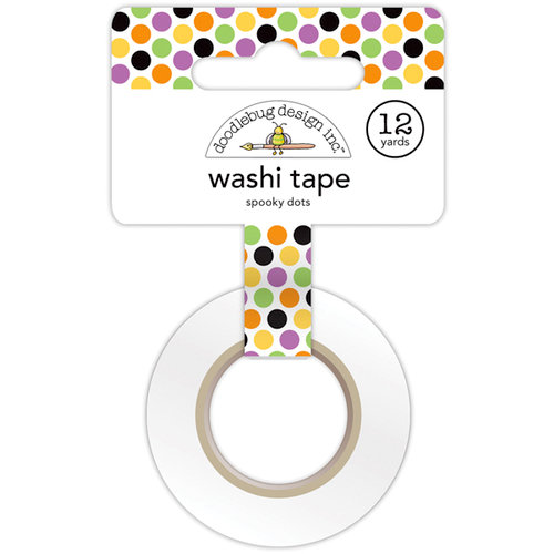 Doodlebug Design - Halloween Parade Collection - Washi Tape - Spooky Dots