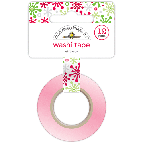 Doodlebug Design - Home for the Holidays - Christmas - Washi Tape - Let it Snow