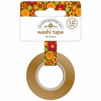 Doodlebug Design - Happy Harvest Collection - Washi Tape - Fall Flowers