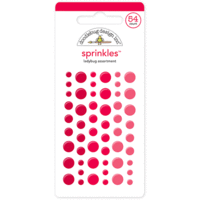 Doodlebug Design - Stickers - Sprinkles - Enamel Dots - Ladybug