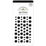 Doodlebug Design - Sprinkles - Self Adhesive Enamel Dots - Beetle Black