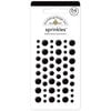 Doodlebug Design - Stickers - Sprinkles - Enamel Dots - Beetle Black