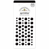 Doodlebug Design - Stickers - Sprinkles - Enamel Dots - Beetle Black