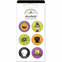 Doodlebug Design - Halloween Parade Collection - Flair Badges - Doodads