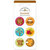 Doodlebug Design - Happy Harvest Collection - Flair Badges - Doodads